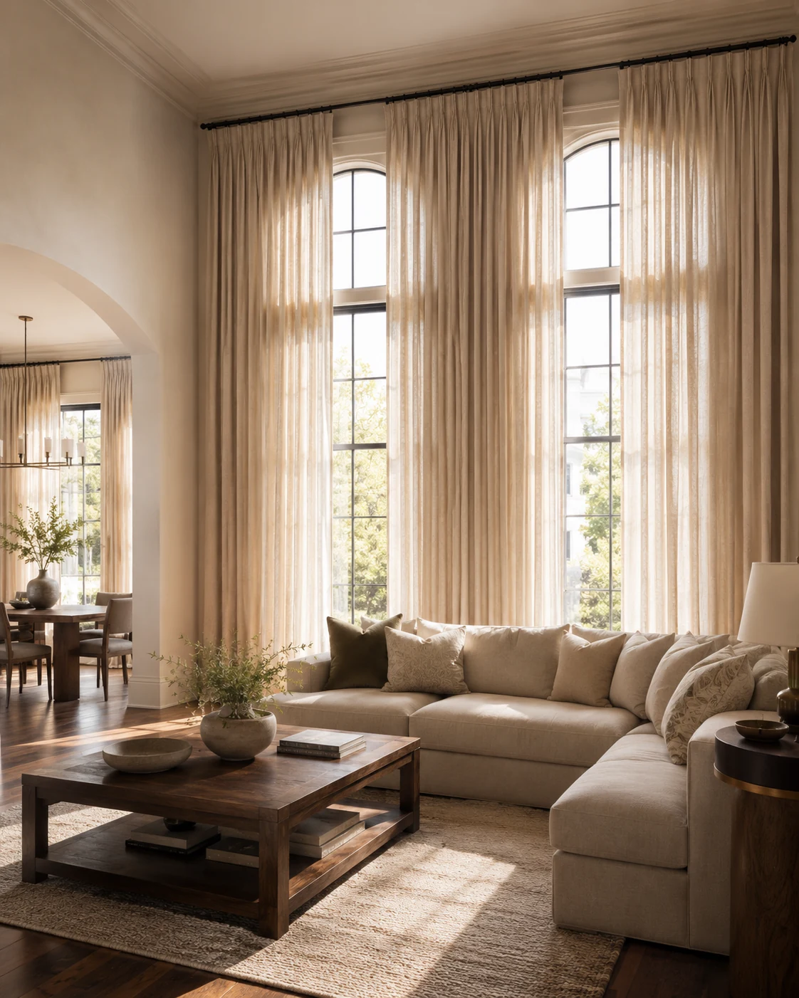 Modern roller shades