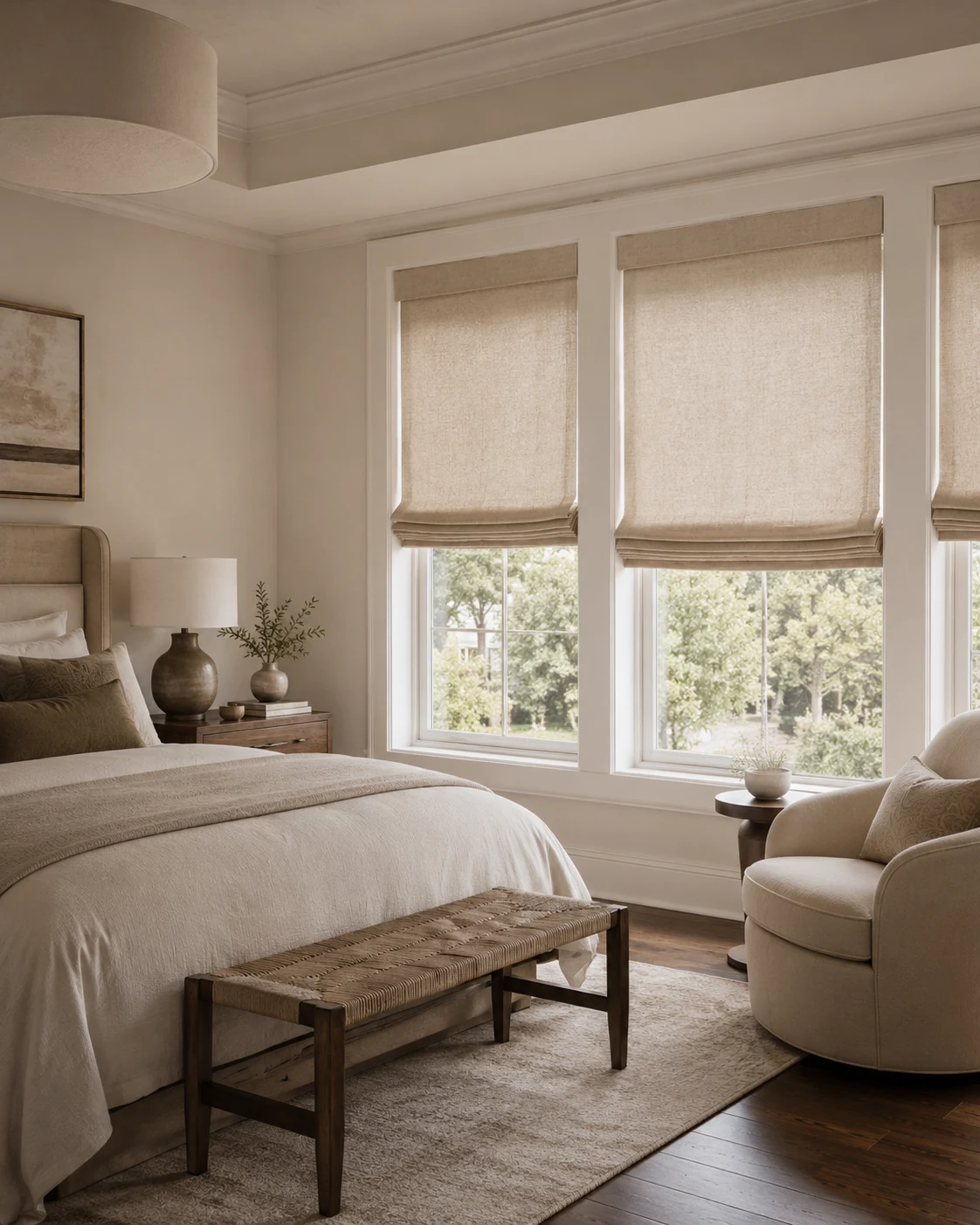 Roman shades